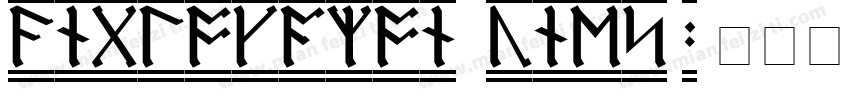 AngloSaxon Runes 2字体转换